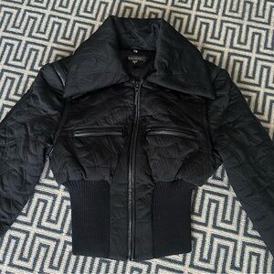 bebe Black Quilted Puffer Jacket
